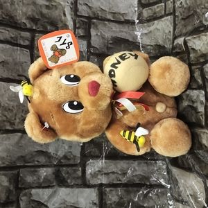 Honey bee bear with honey pot new with tags